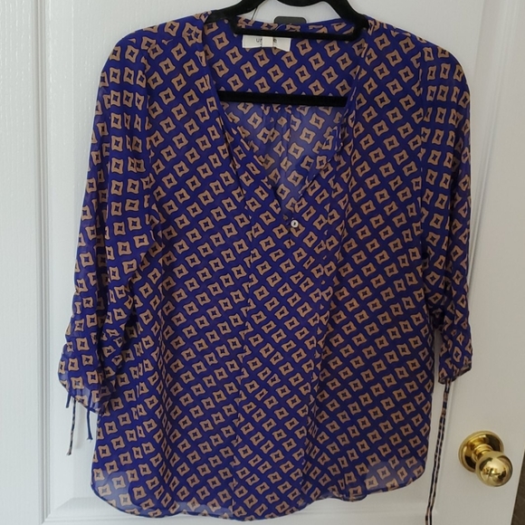 Beautiful sheer blouse size L - Picture 1 of 5